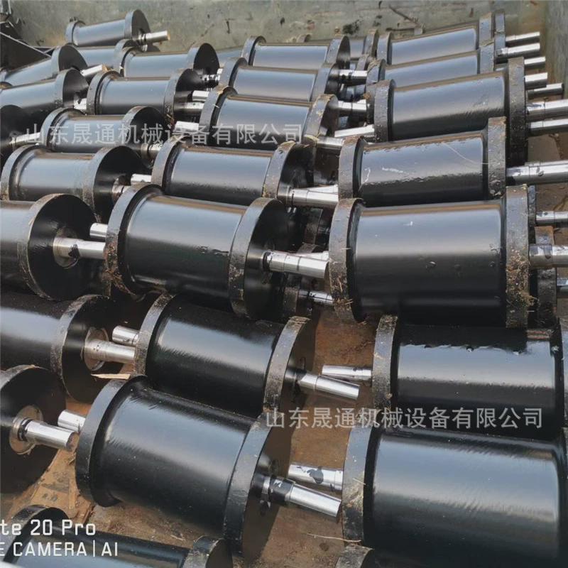热销铸钢运输地滚轮井下巷道实心钢丝绳拖轮150*300钢管焊接地轮