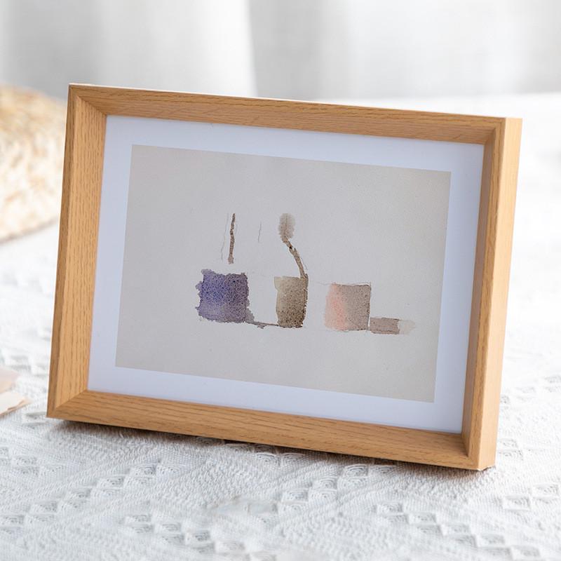 定制简约创意相框批发摆台78寸木质画框挂墙影楼照片儿童装裱相框