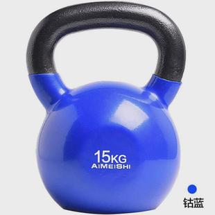 实心铸铁壶铃女士健身家用铁侵专业提壶哑铃塑竞技练臀训练器材