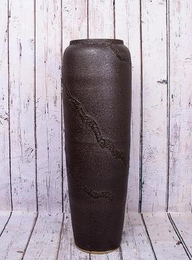 景德镇客厅陶瓷落地大花瓶玄关插花摆件中式水培复古器陶罐组合