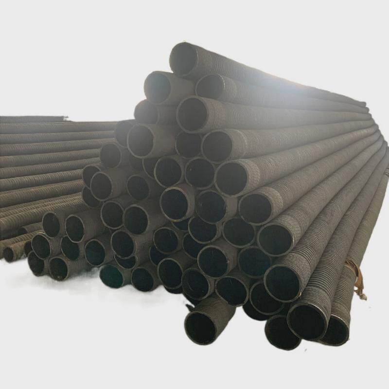 黑色橡胶管钢丝吸引管抽管管耐磨泥浆管橡胶管高压吸水抽沙负压沙