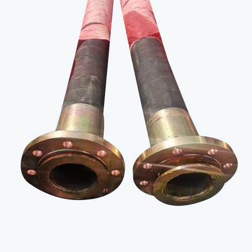 钢丝缠绕大口径胶管胶管液压油管大口径法兰排水矿用矿用高压胶管