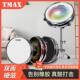 TMAX12寸静音双面哑鼓12寸哑鼓垫架子鼓 哑鼓练习鼓初学入门打击