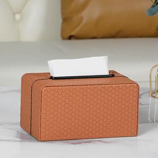 纸巾盒客厅轻奢高档家用抽纸盒桌面设计感餐厅高级纸抽盒北欧风