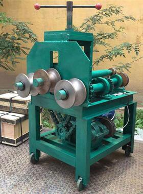 恒烨立式76mm电动弯管机不锈钢管圆管弯管机大棚镀锌钢管弯管机