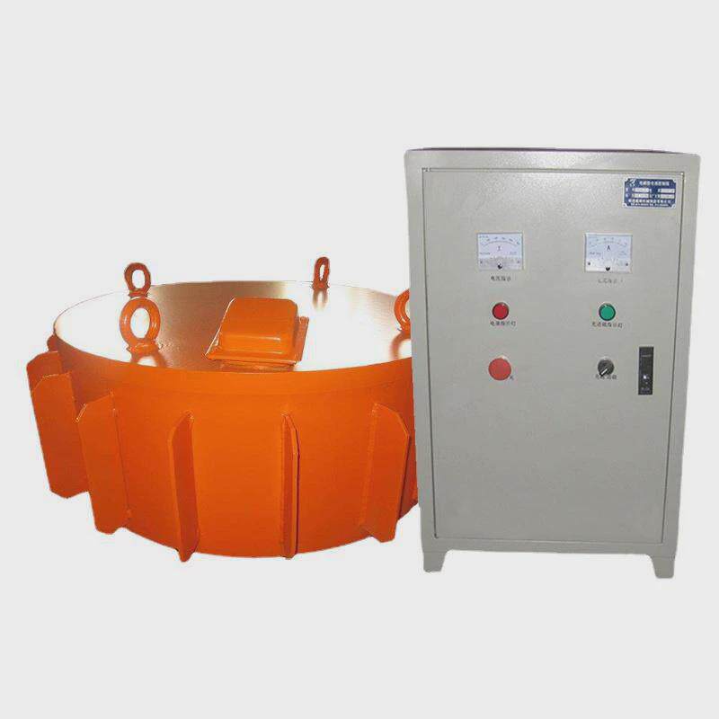 悬矿山电磁除铁器挂式皮带输送带用吸铁器强悍吸力自动去铁破碎机