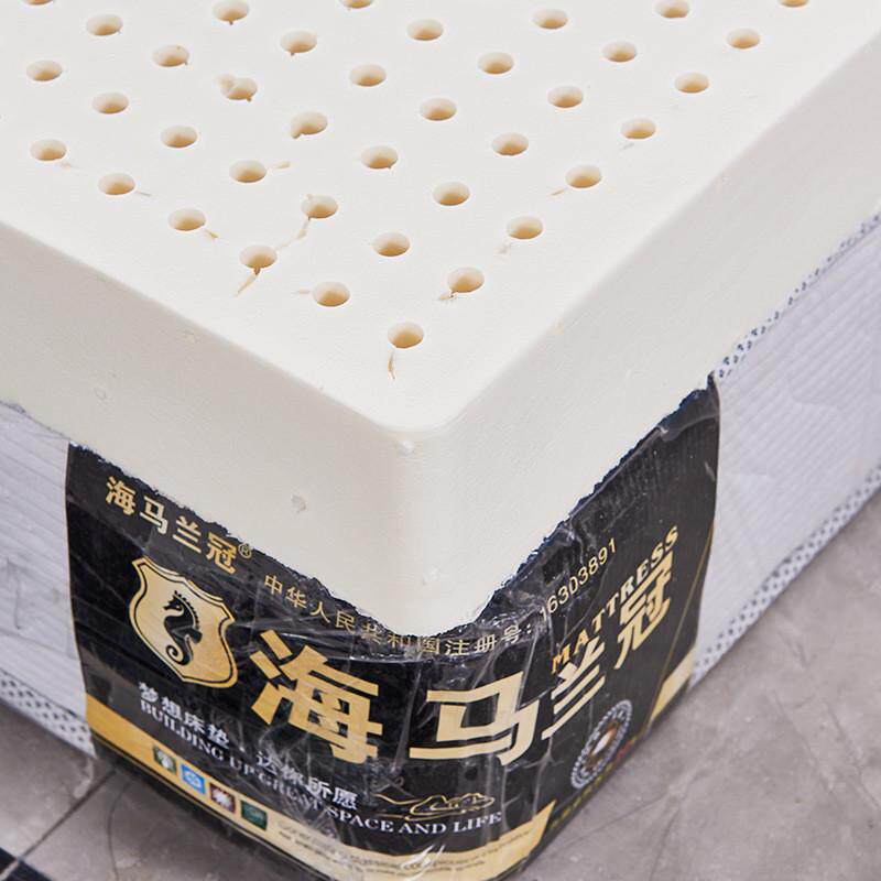 现货席梦思平板纯乳胶床垫双人七区软硬两用酒店民宿乳胶床垫枕芯