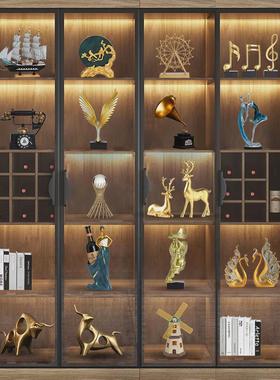 vhm7vhm7电视柜酒柜新房子摆件现代轻奢家居装饰品客厅大气上档次