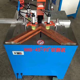 厂家供应切割机木工机械45度90度切角锯装订实木相框切角机