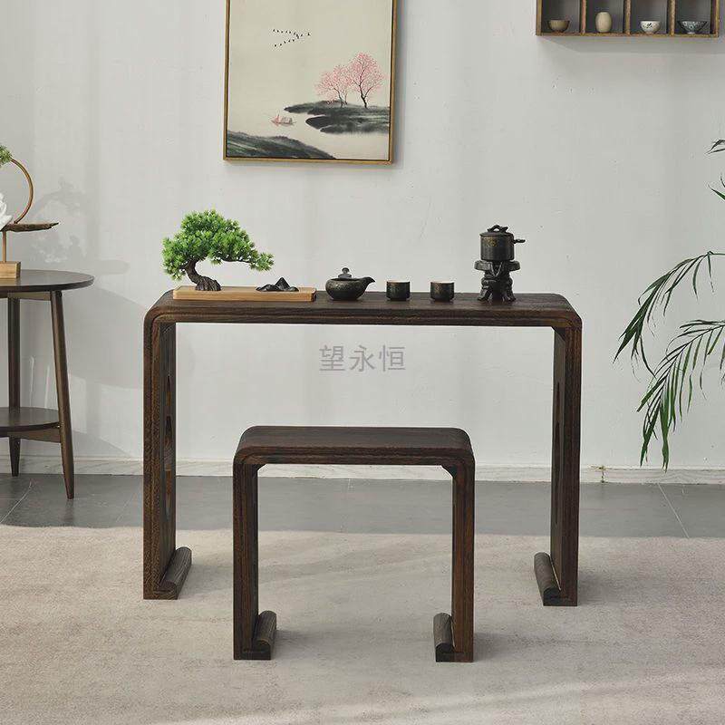 w網4w網4古琴桌凳烧桐木实木古琴桌整体仿古琴古琴共鸣桌桌国学书