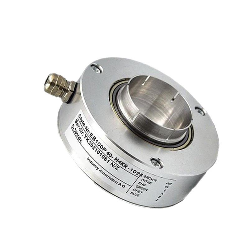 宜科型大口径大孔编码器EB100P40-H4KR-10241000600全空心轴