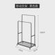 现货金属双排落地晾衣架卧室衣帽架室内隔夜次净衣收纳置物挂衣架