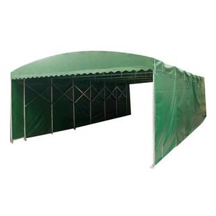 移动推拉棚伸缩式帐篷雨棚大型户外仓库收缩折叠棚活动雨棚