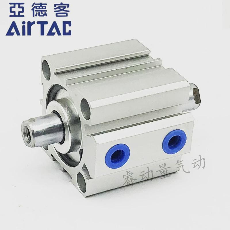 亚德客12双出薄型气缸SDAD16X20X25X32X40X50X63X5X10X15X75X100S