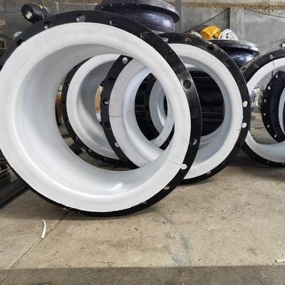 pph法兰四氟补偿器四氟波纹弹性节法兰连接四氟膨胀节pp软压力环