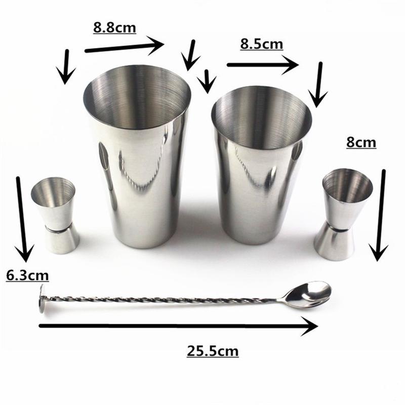 调酒器套装波士顿不锈钢新款鸡尾酒摇壶13件套750*550雪克壶套装