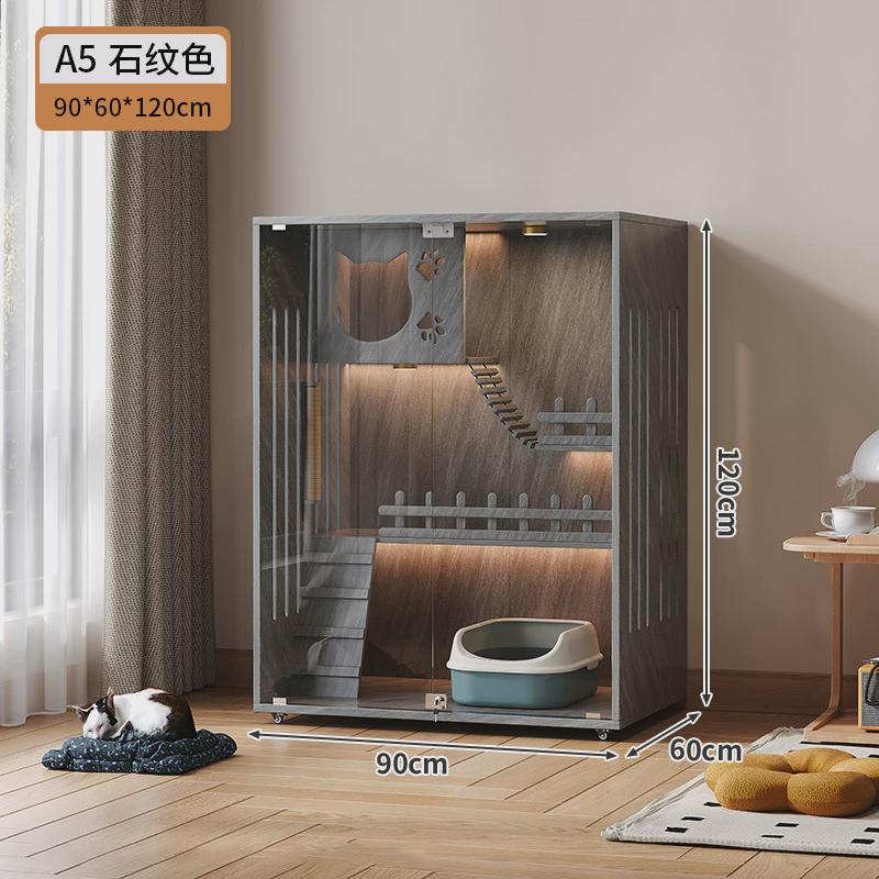 厂家批发猫别墅猫爬架家用室内超大自由猫咪房子空间多层豪华猫窝