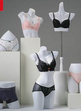 韩式灯光婚纱店带灯模特展示架上半身模具女模特内衣白色塑料架子