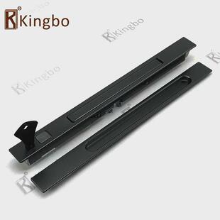 中窄双面双面推拉门条锁拉手锁极窄推拉门锁室内按压式推拉门防盗