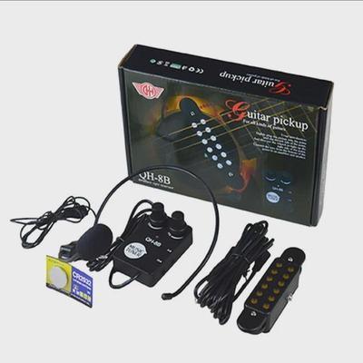 民谣吉他连接线拾音器古典木吉他免开孔磁性拾音器带音孔扩音器