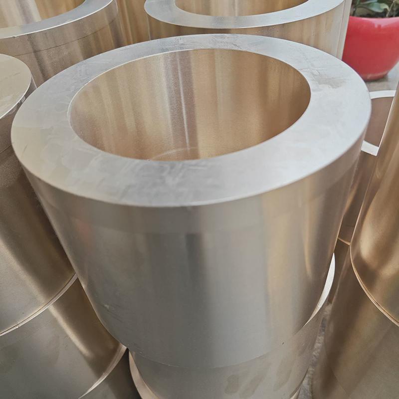 现货黄铜套锡青合金离心铜套耐磨黄铜衬套h62铜套双金属黄铜套