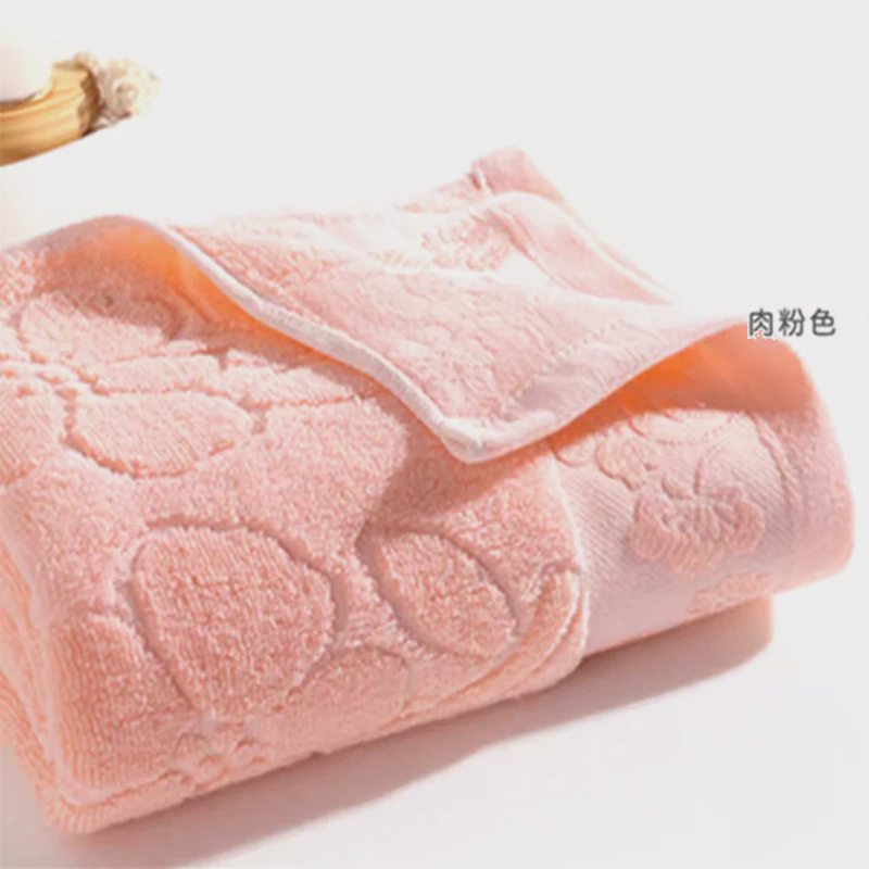 家纺100%全棉无捻布素色枕巾纯棉纯色单人枕头情侣枕头毛巾一对装