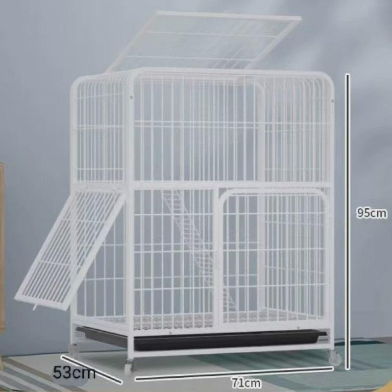 猫笼家用猫小猫咪别墅三四层特大号猫窝双层猫笼带厕所猫屋双层舍