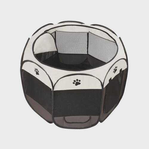 现货供应快速折叠收纳八角宠物宠物猫帐篷围栏牛津布户外狗狗狗笼