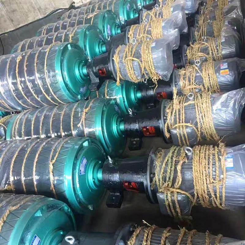 tdy75型油冷式电动滚筒包胶动力输送带内置电机配件润伟淄博机械