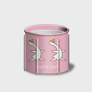 全身加棉沐浴桶加厚保温泡澡桶成人可折叠六层儿童游泳洗澡桶