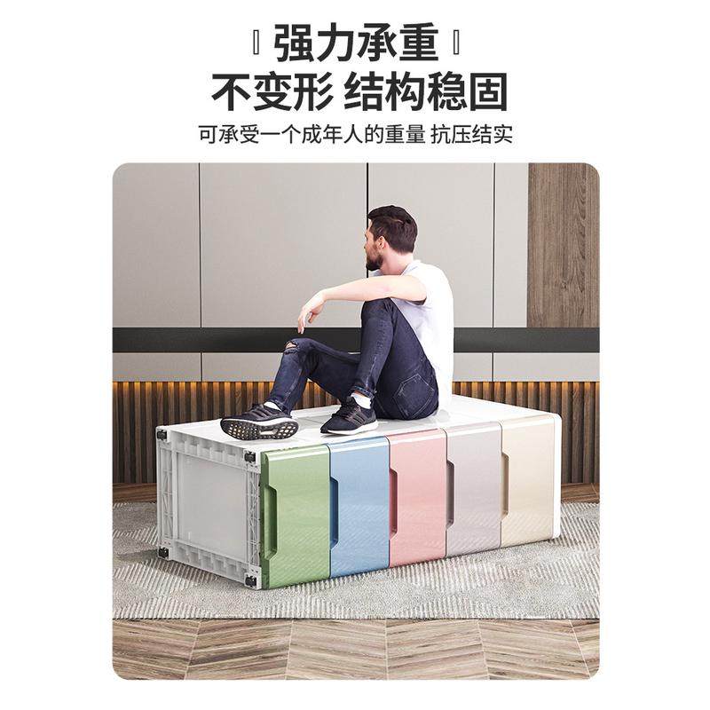 加厚收纳箱胶抽屉抽屉式储物柜子塑料整理箱玩具衣物储藏箱整理柜