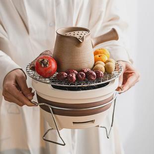 围炉煮茶家用室内全套罐罐茶煮茶器具网红小型电陶炉陶壶烤奶茶壶