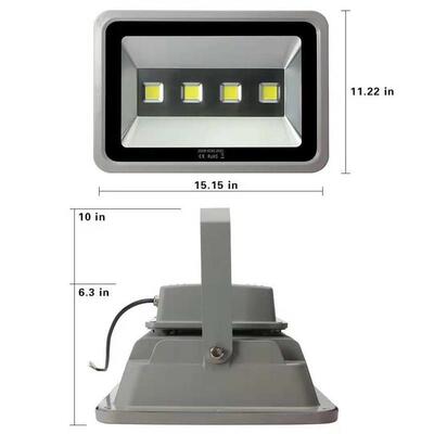 led防水防尘户外防震白光方形200w250w300w灯一体化4000k灯