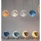 手绘月球灯落地灯网红打卡景观庭院别墅户外露营防水装 饰灯八大星