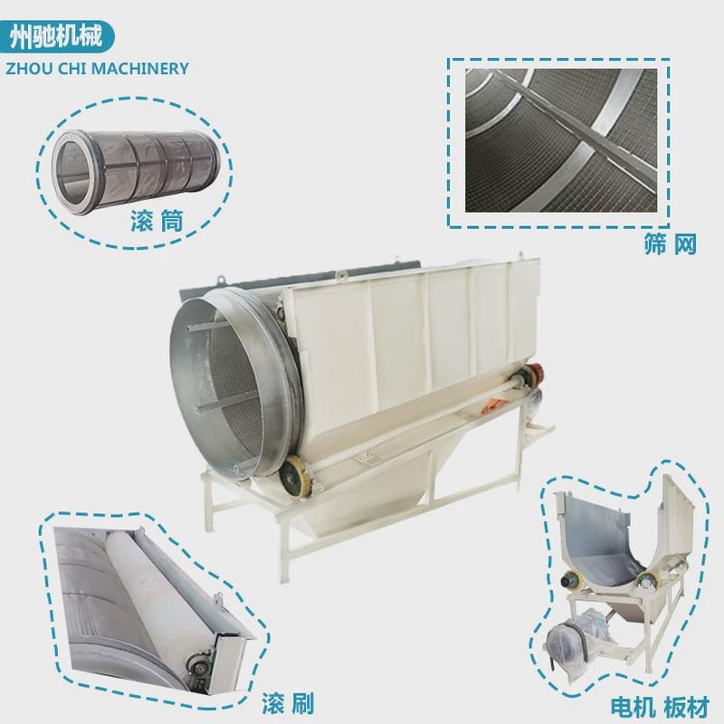 gts矿用建筑工地轴滚筒筛滚筒式筛分机无砂石分离垃圾处理振动筛