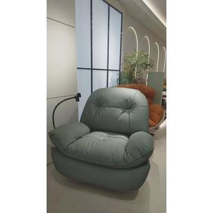 单人旋转沙发椅现代懒人头等舱休闲椅客厅轻奢躺椅阳台沙发椅