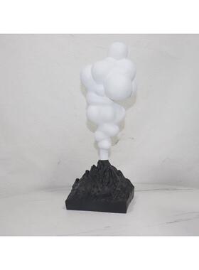 北欧轻奢摆件家居饰品酒店样板间客厅创意卡通人物酒柜电视柜摆设