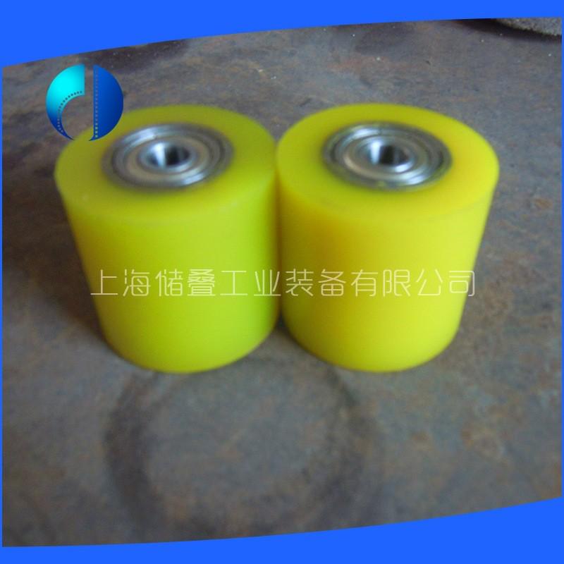 新品供应通用不锈钢五金配件脚轮滚轴双承40度聚氨酯胞脚轮
