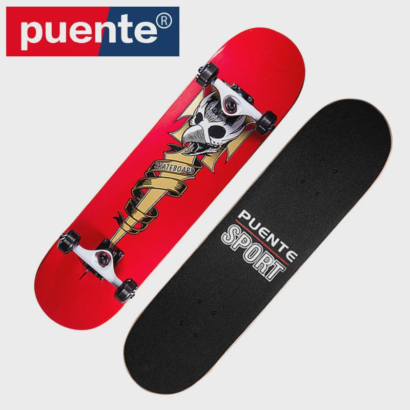 普恩特专业双翘滑板成人儿童初学冲浪板长板男女生入门动作滑板