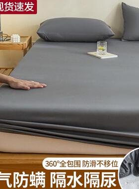2eie防水隔尿床笠防尘2023新款床罩单件床套夏季席梦思床垫保护罩