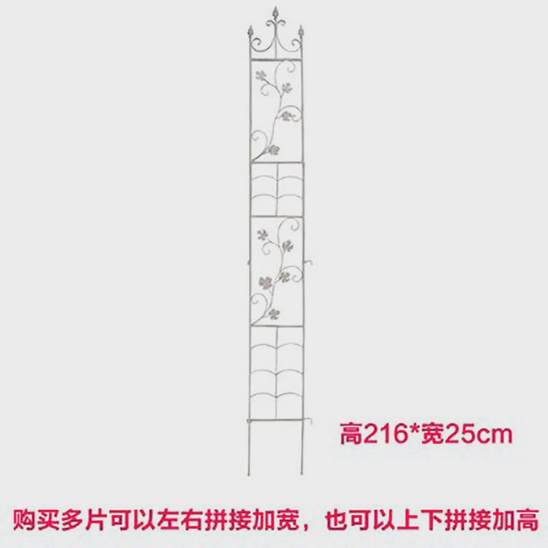 美式铁线莲爬藤花架铁艺网格支架蔷薇花卉屏风欧式户外庭院园艺新