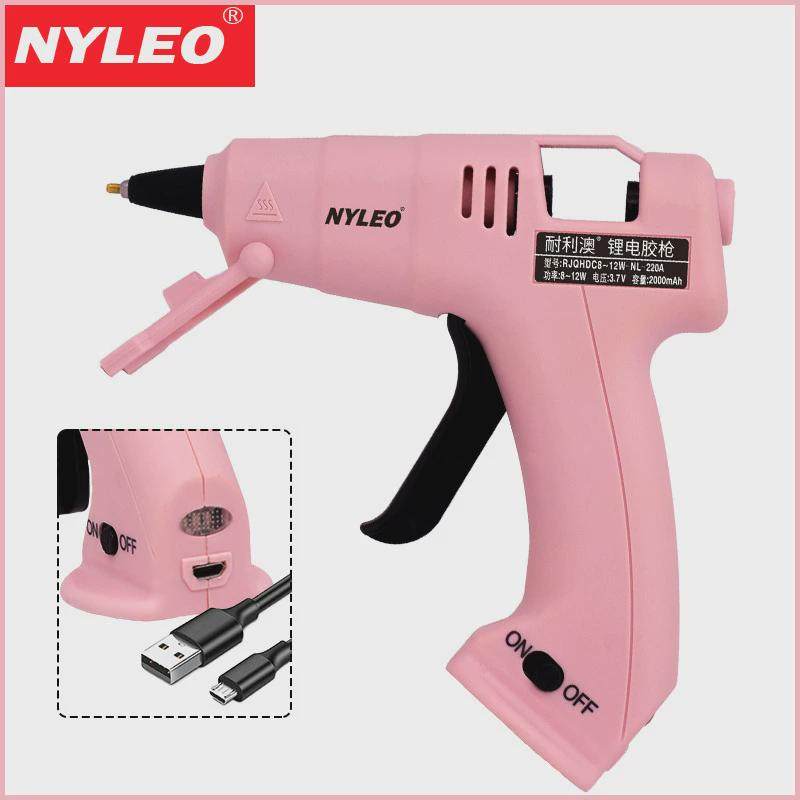 批发耐利澳无线热熔胶枪NL220A锂电池USB充电款小号免插电胶枪,五金/工具,车床,淘宝优惠券,粉丝福利购,淘宝优惠卷