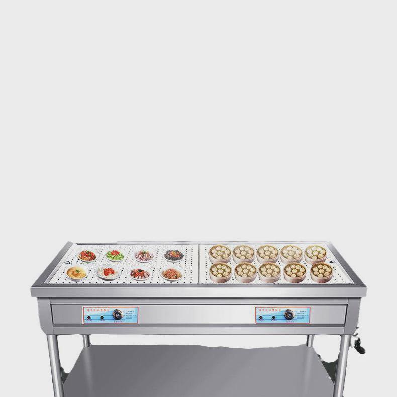 台保温车菜蒸保温馒头小碗菜包子不锈钢保温快餐车浏阳蒸菜台商用