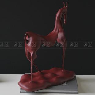 简约现代五金工艺品摆件马售楼部样板间客厅书房玄关桌面软装 饰品