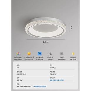 现代简约客厅吸顶灯极简圆形灯设计师新款 意式 家用卧室灯具房间灯