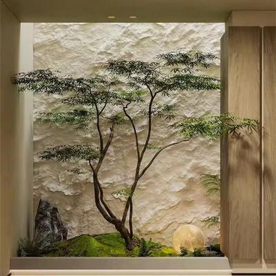 仿真假枫树绿植鸡爪槭景观造景橱窗商场茶室植物装饰摆件组合套装