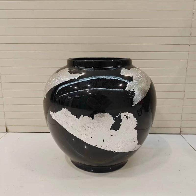 新中式陶瓷手绘贴金铂创意陈设饰品摆件样板房间酒店办公室玄关,家居饰品,装饰摆件,淘宝优惠券,粉丝福利购,淘宝优惠卷