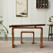 z苎1 包邮 实木仿木琴桌共鸣古琴桌凳国学书法桌桐古琴桌茶艺桌凳