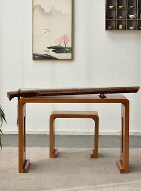 z实木1包邮苎桐木琴桌共鸣古琴桌凳国学书法桌仿古琴桌茶艺桌凳