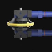 热销3inch3小型75mm 橡胶无痕真空手泵吸盘云台吸盘